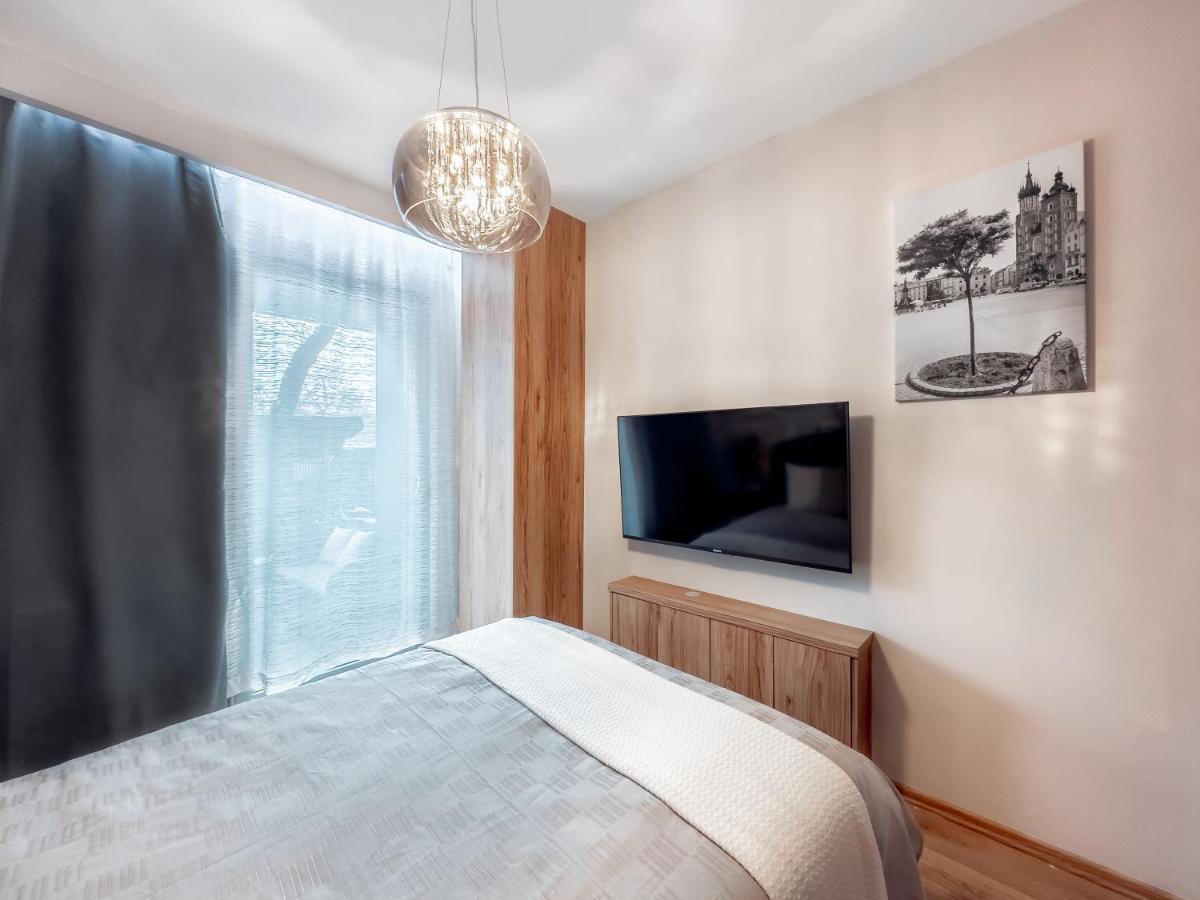 Apartament Z Duzym Tarasem W Centrum Krakowa Eksteriør billede