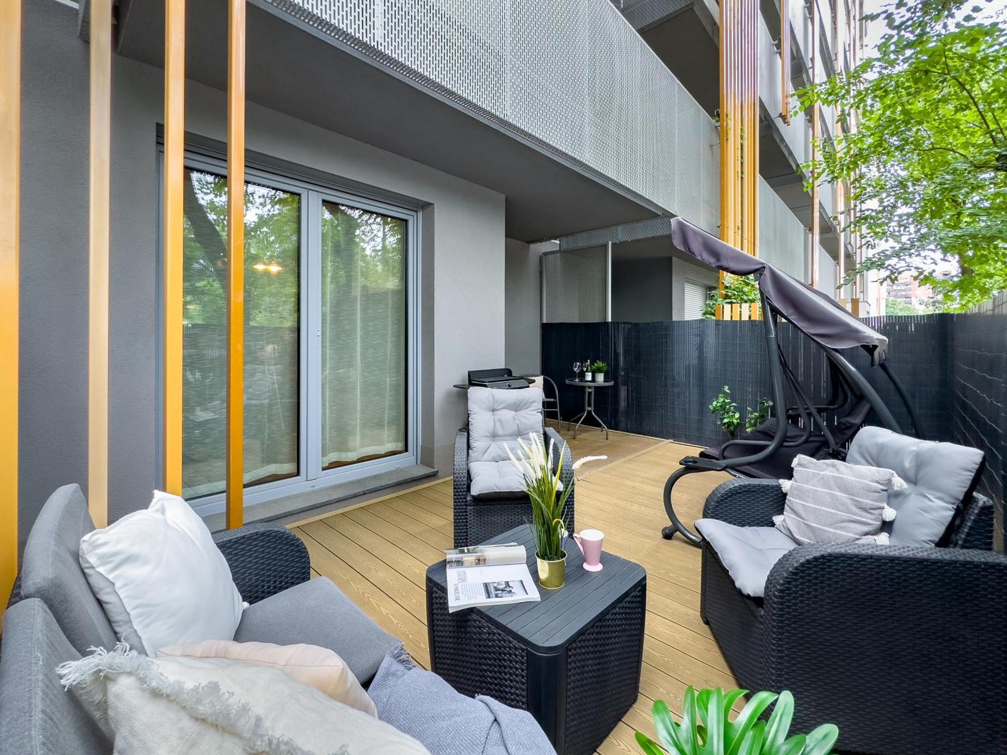 Apartament Z Duzym Tarasem W Centrum Krakowa Eksteriør billede
